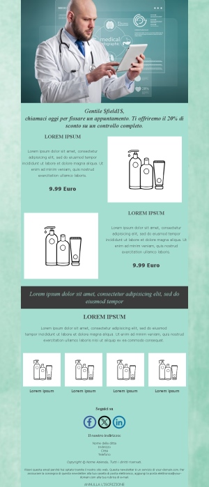 Template Email Spa Nature