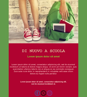 Template Email Layout Università	