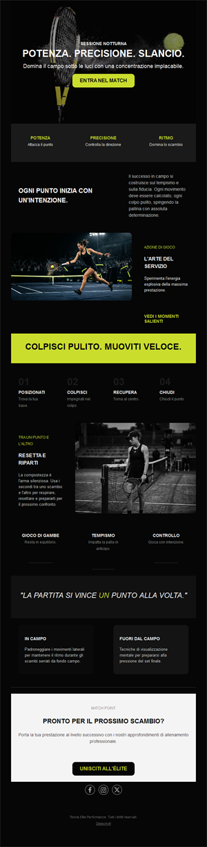 Exciting Tennis Match Templates