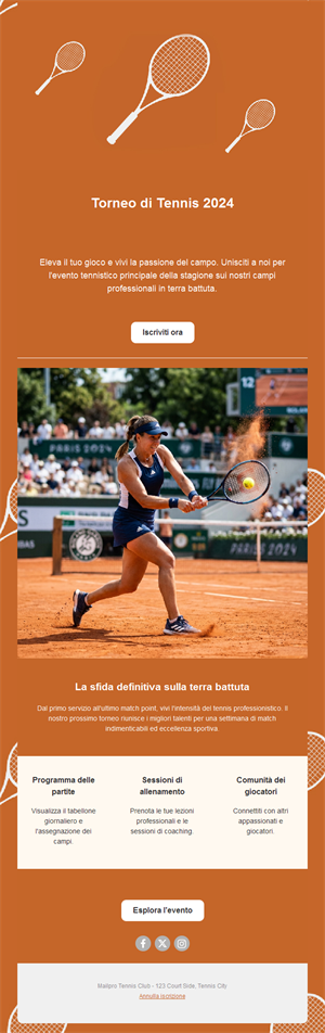 Exciting Tennis Match Templates