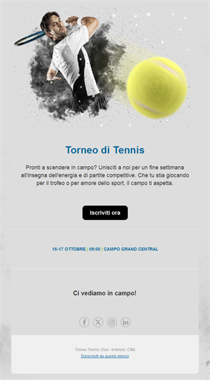Exciting Tennis Match Templates