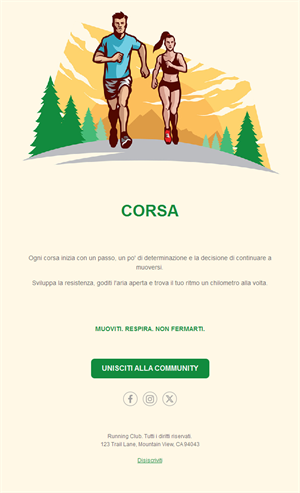 Energizing Running Event Templates