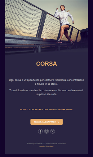 Energizing Running Event Templates