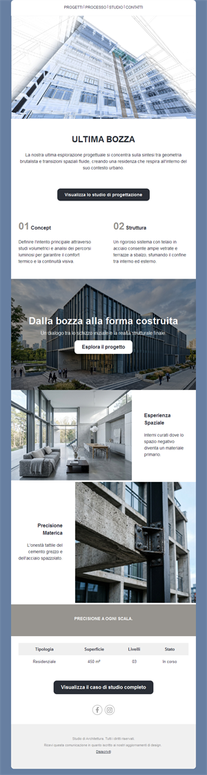 Elegant Architecture Email Templates