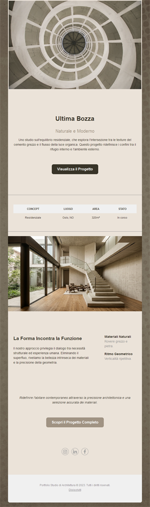 Elegant Architecture Email Templates