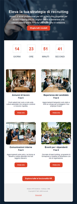 Dynamic HR Recruiting Templates