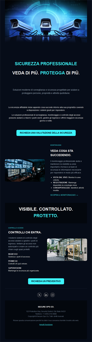 Email di videosorveglianza