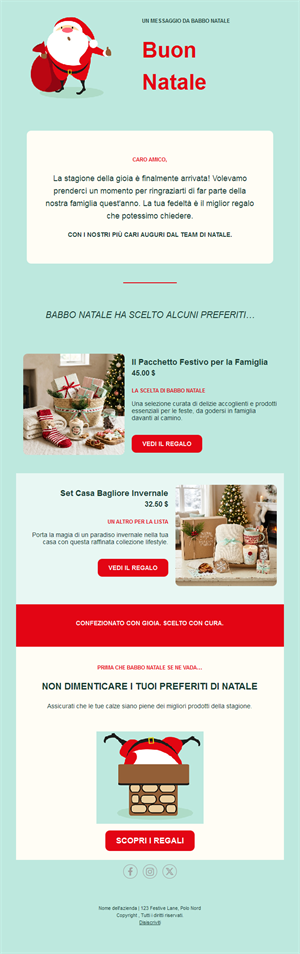 Warm Holiday Email Templates