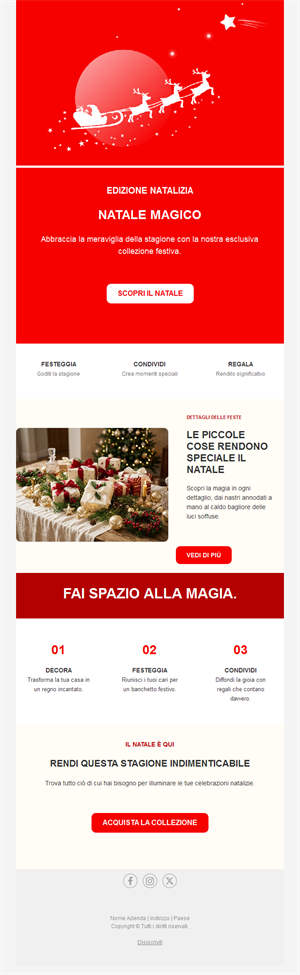 Christmas Celebration Email