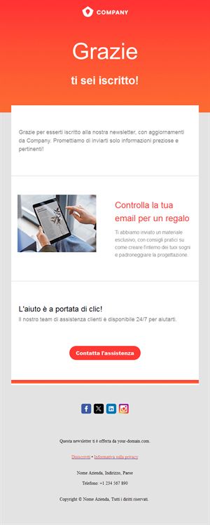Thank You Email Templates