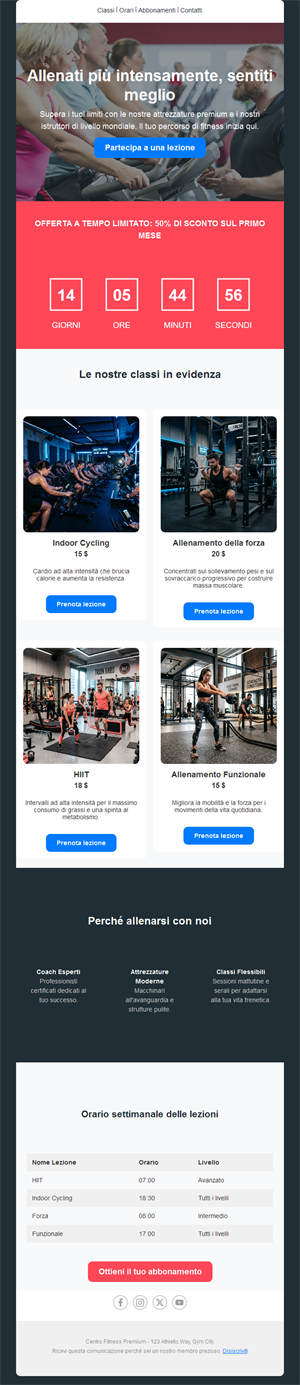 Training Email Alerts