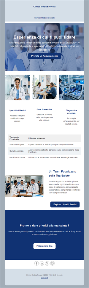 Medical Reminder Email Layouts