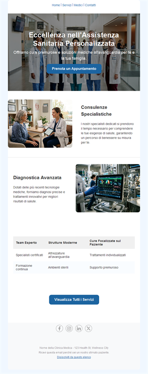 Health Clinic Email Templates