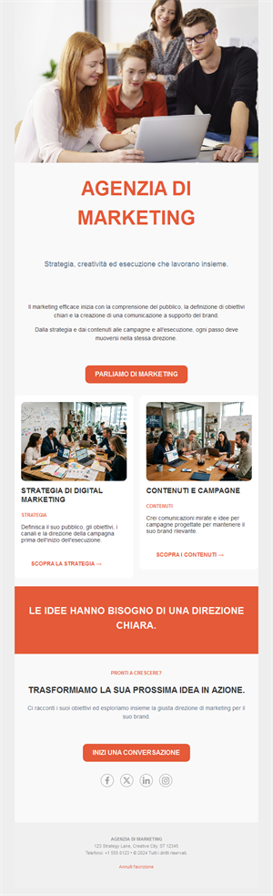 Email servizi di agenzia di marketing