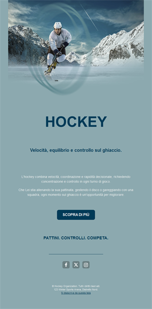 Email hockey all'aperto