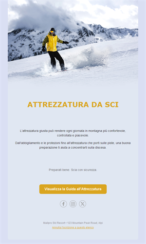 Snowboard Event Template