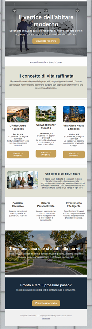Real Estate Marketing Email