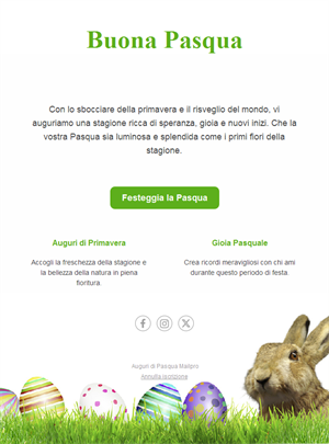 Festive Easter Emails