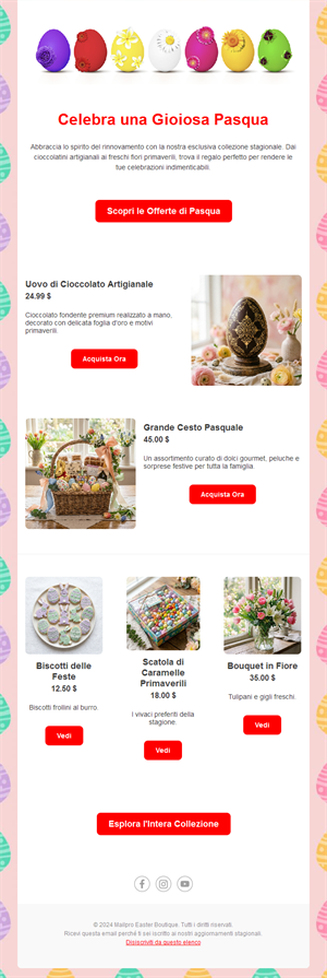 Holiday Spring Emails