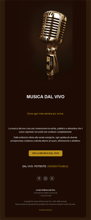 Music Event Templates